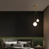 Copper Body Bedroom Ceiling Lamp - Thumbnail Image 6