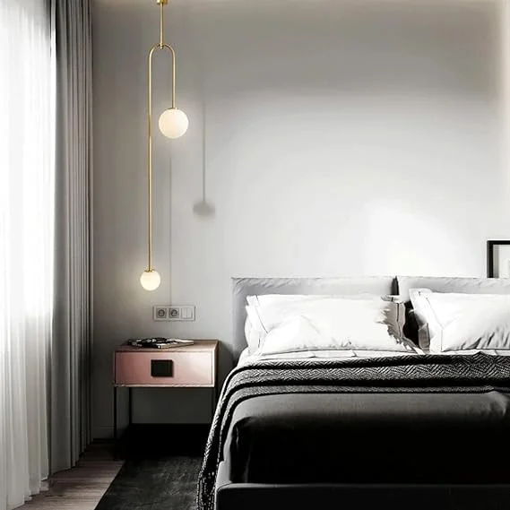 Copper Body Bedroom Ceiling Lamp - Image 7