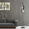 Superluna Floor Lamp with modern finish for premirum interiors