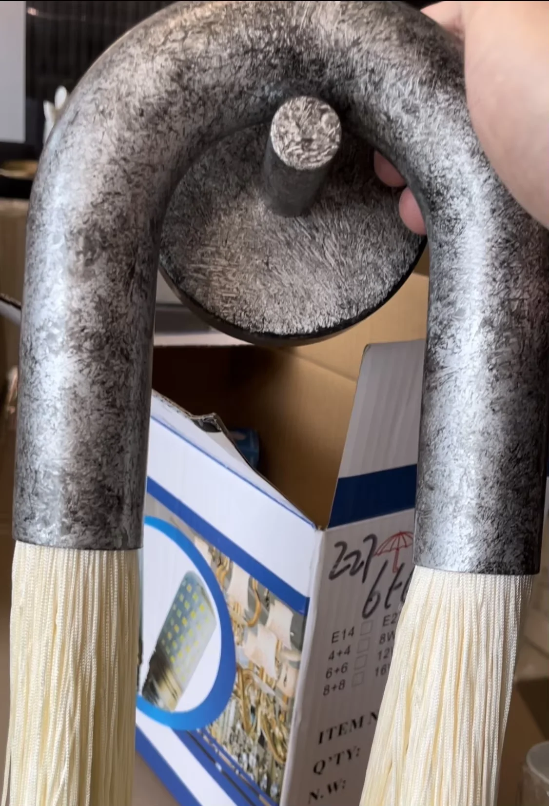 Horsehair Sconce Lamp - Image 8