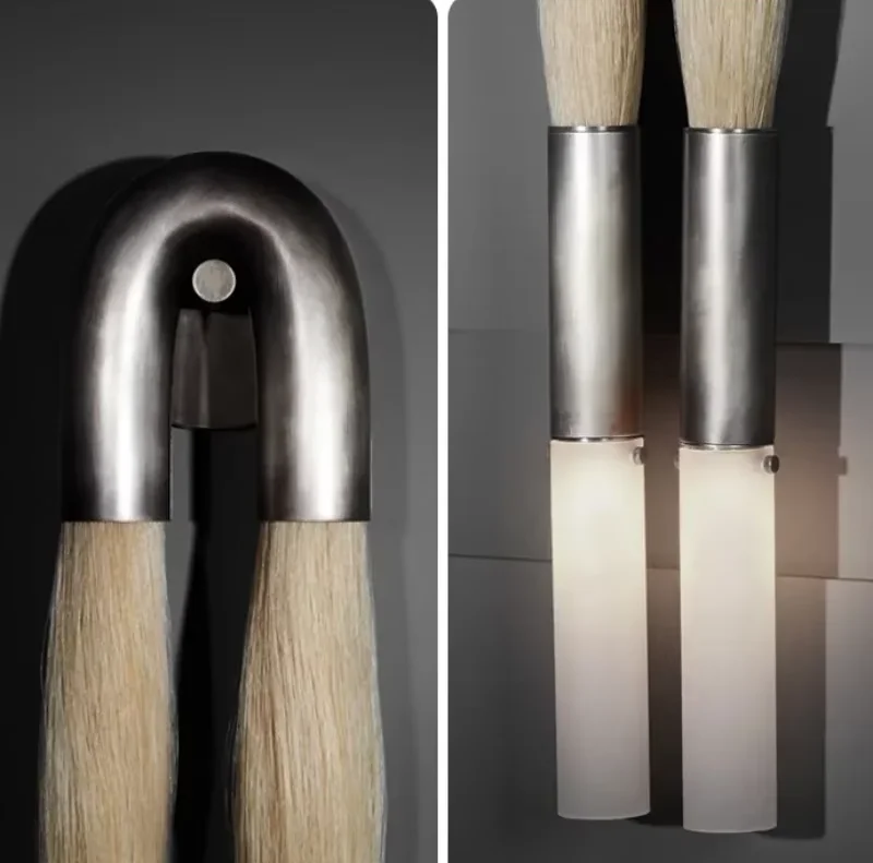 Horsehair Sconce Lamp - Image 10