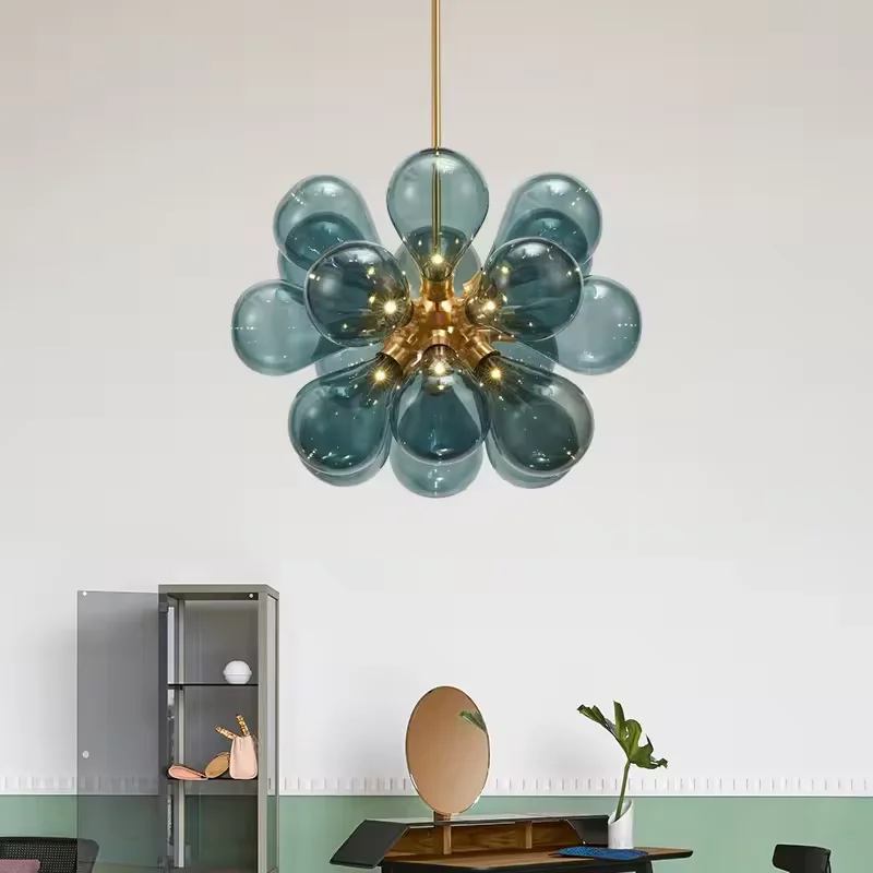 Blue Bubble Luxury Chandelier - Image 3