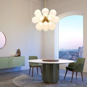 Blue Bubble Luxury Chandelier