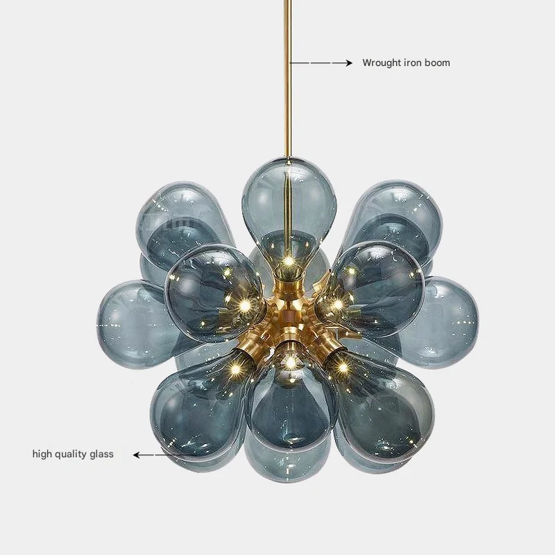 Blue Bubble Luxury Chandelier - Image 10